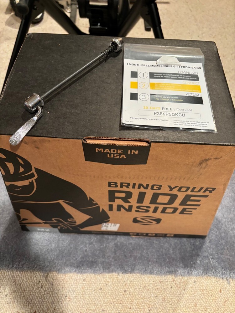 SARIS M2 smart trainer cycling