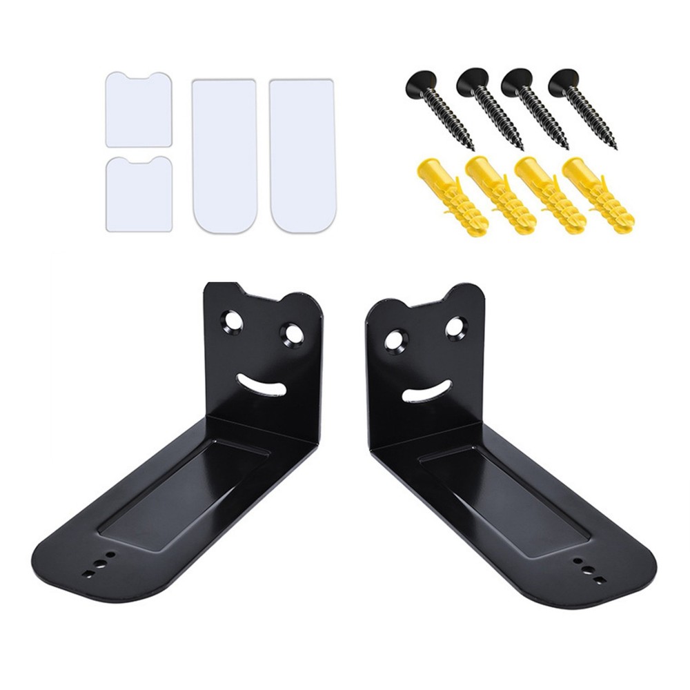 Universal Sound Bar Wall Mount Bracket Kit Includes Long Screws and Anchors