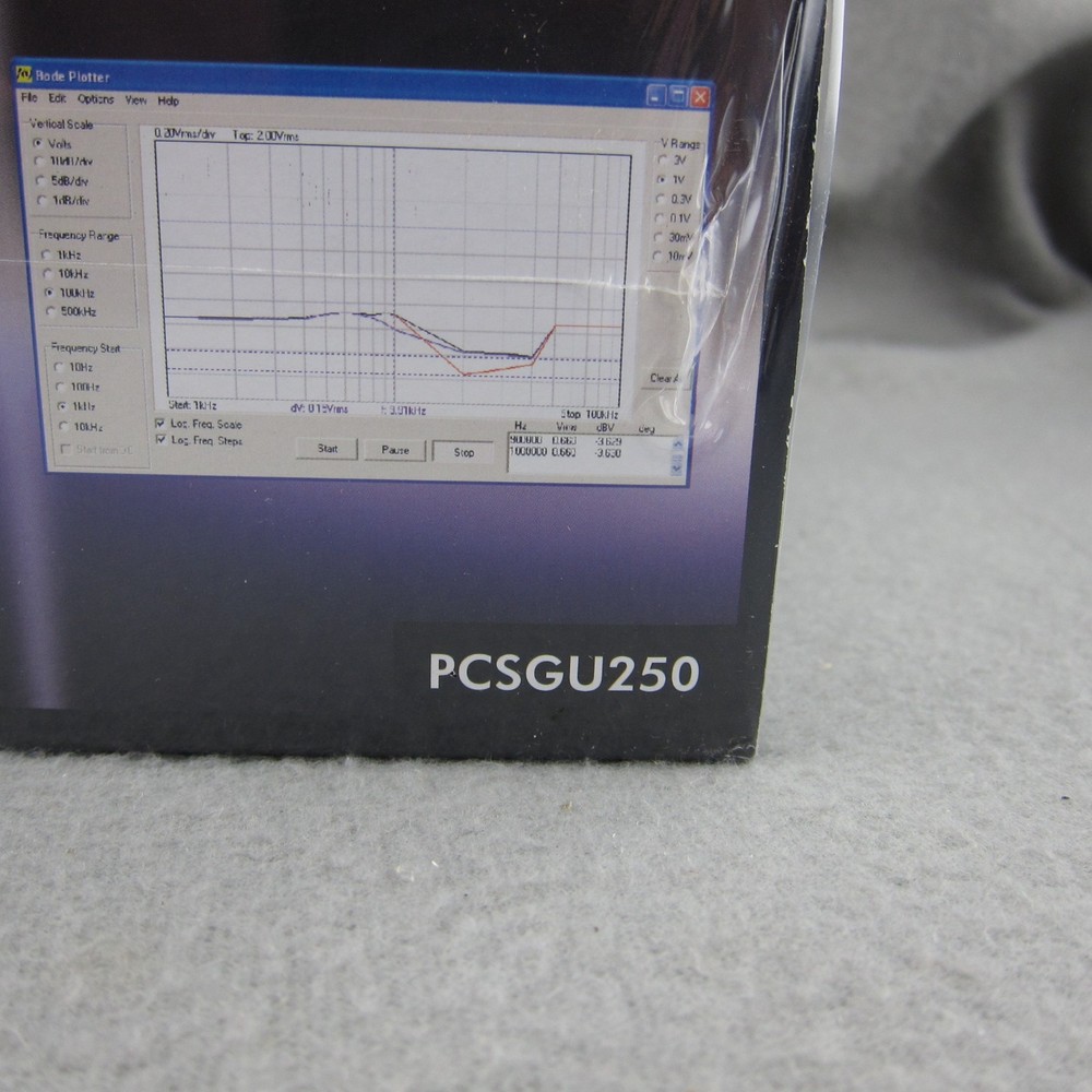 New Velleman PCSGU250 USB-Based PC Oscilloscope & Function Generator Sealed Note
