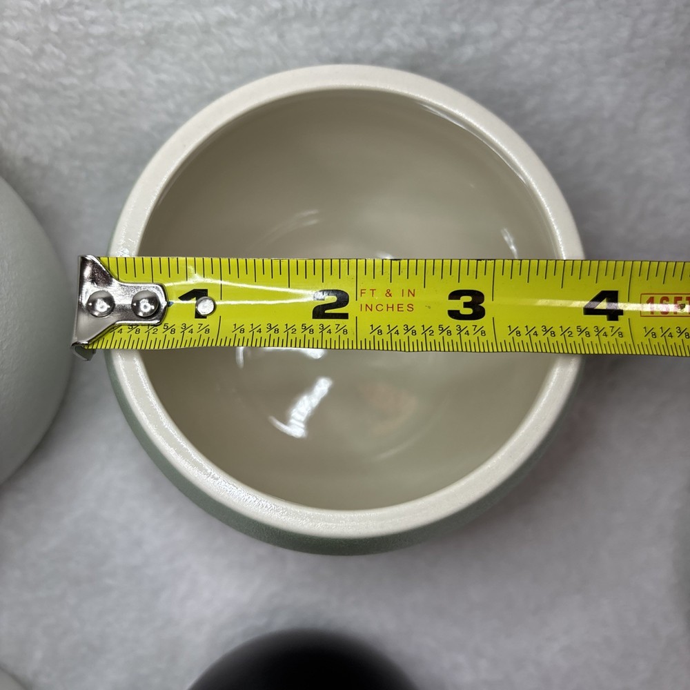 Multiuse 4 Ceramic Canisters Loose Leaf Tea Container with Airtight Lids