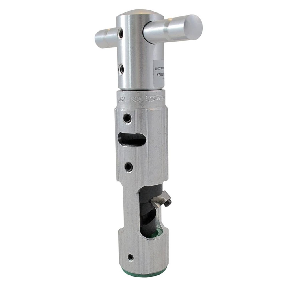 Cablematic CST 750 Green Combo Coring and Stripping Tool for Professional Tec...