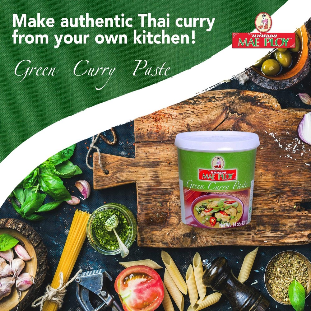 Green Curry Paste, Authentic Thai Green Curry Paste for Thai Curries & Other ...