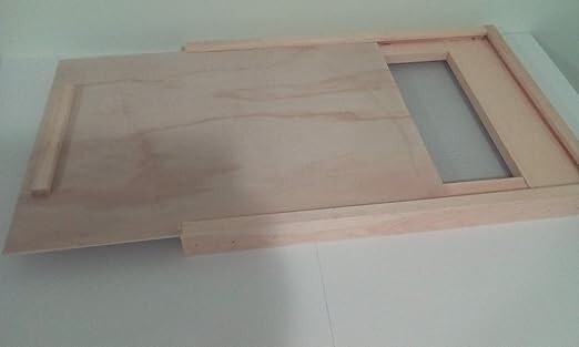 8-Frame Beekeeping Bee Hive Screened Bottom Board with Closing Sheet