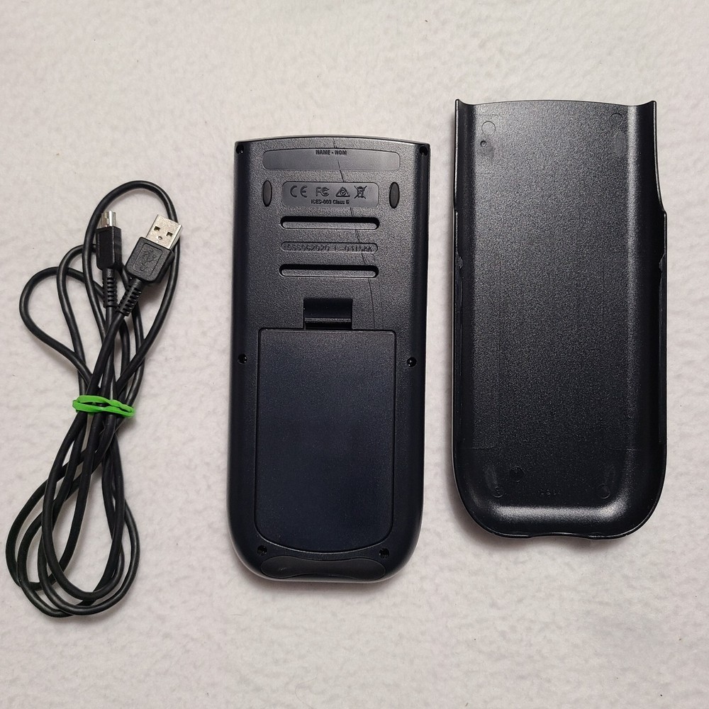 Texas Instruments TI-84 Plus Graphics Calculator /Product CD and USB Cable Black