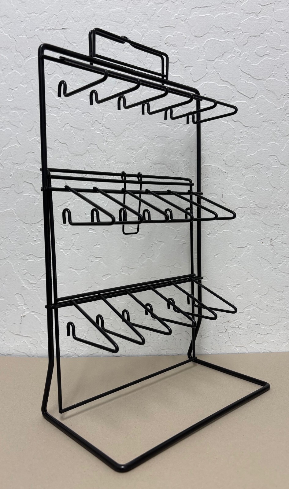 Multiply Functional Counter Display Rack/Stand (Black) for Key Chains