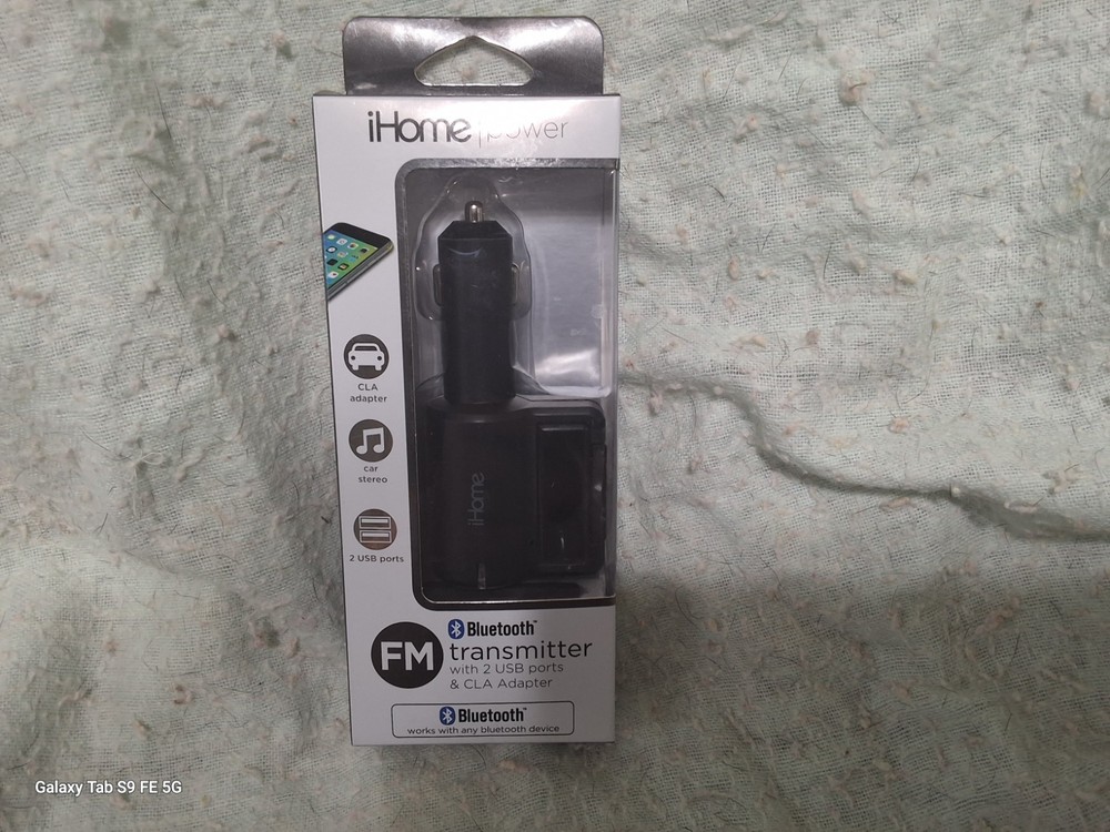 iHome fm transmitter bluetooth