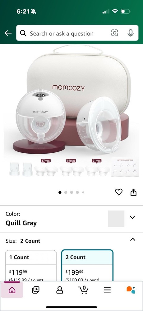 Used Momcozy Nursing Pump used