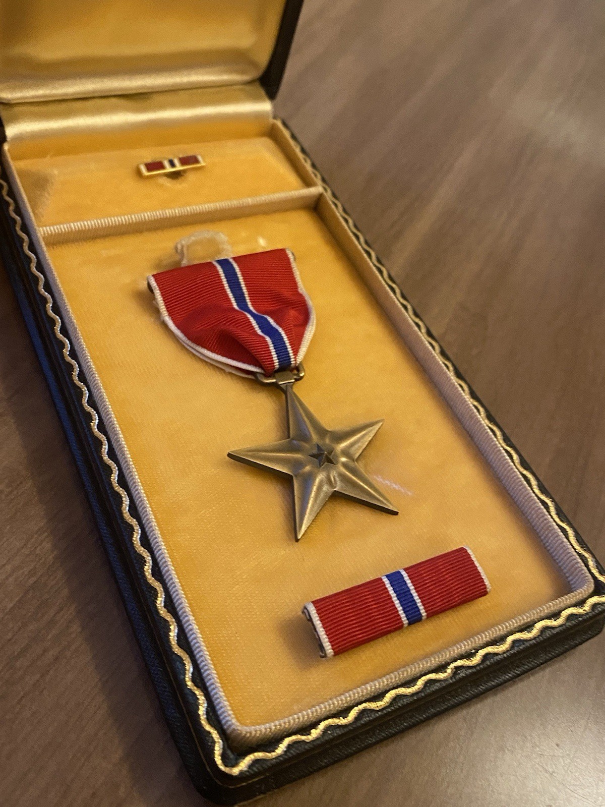 WWII Bronze Star Named & Gov’t Engraved to Irving Richmond w/ Jap Zero Bracelet