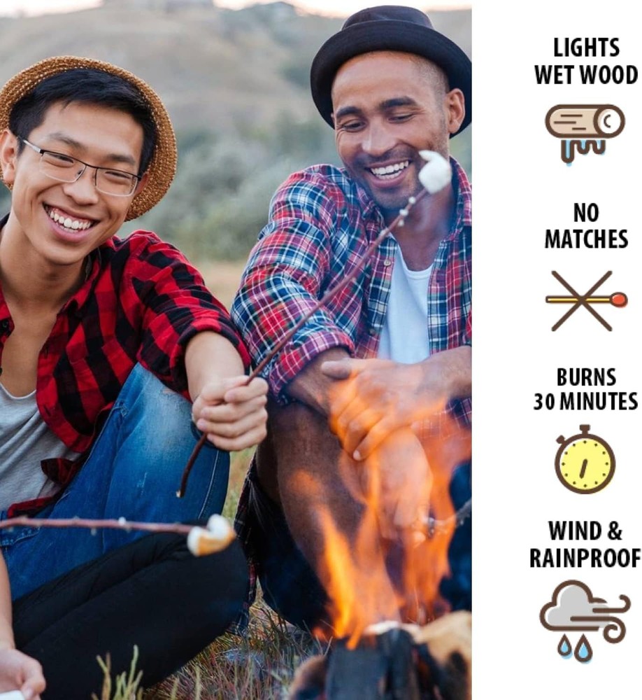 Instant Fire Starter Pack | Pull String Ignition