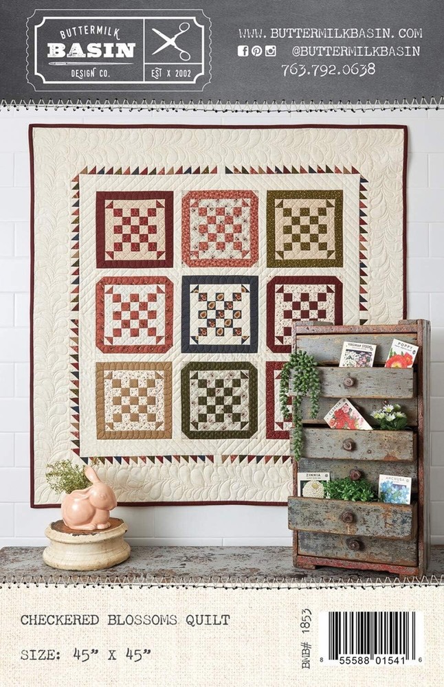 BUTTERMILK BASIN Checkered Blossoms Quilt
