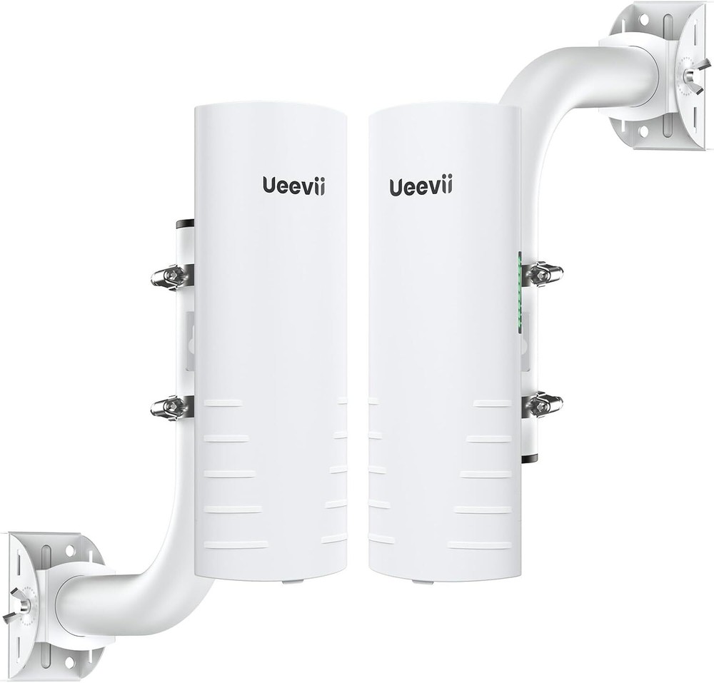 Wireless Bridge Outdoor Point to Point & 2-Pack Bridge Bracket Extend Network