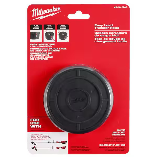 Milwaukee Tool 49-16-2748 Easy Load String Trimmer Head
