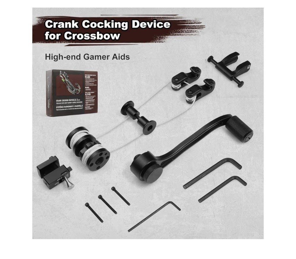 Crossbow Crank Cocking Device