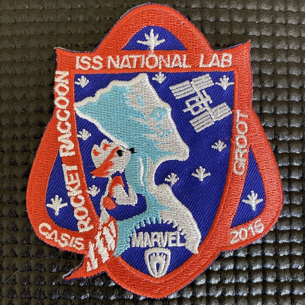 RARE- NASA MARVEL ISS CASIS MISSION SPACE PATCH- 3" Width 3.5" Length