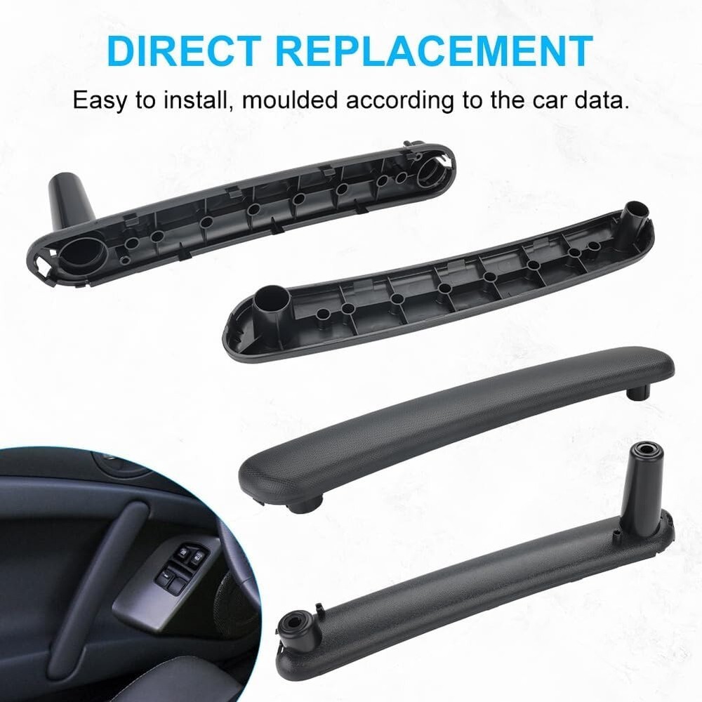 1 Pair Left And Right Door Inner Open Pull Handle For Mitsubshi Eclipse 2006-12