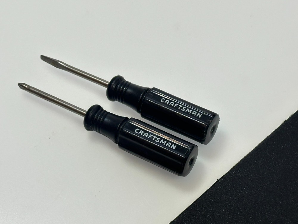 🏁 Craftsman USA 2pc RACING EDITION Mini Precision Screwdriver Phillips & Flat