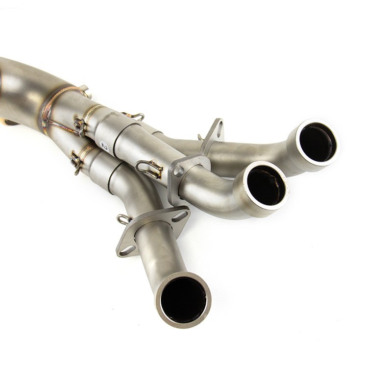 MT-09 2020-2025 for Yamaha MT-09 Exhaust Front Pipe Muffler Tips Whole System