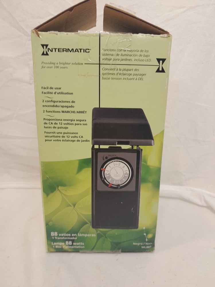 Intermatic ML88T 12V Lighting Transformer Timer 88 Watts