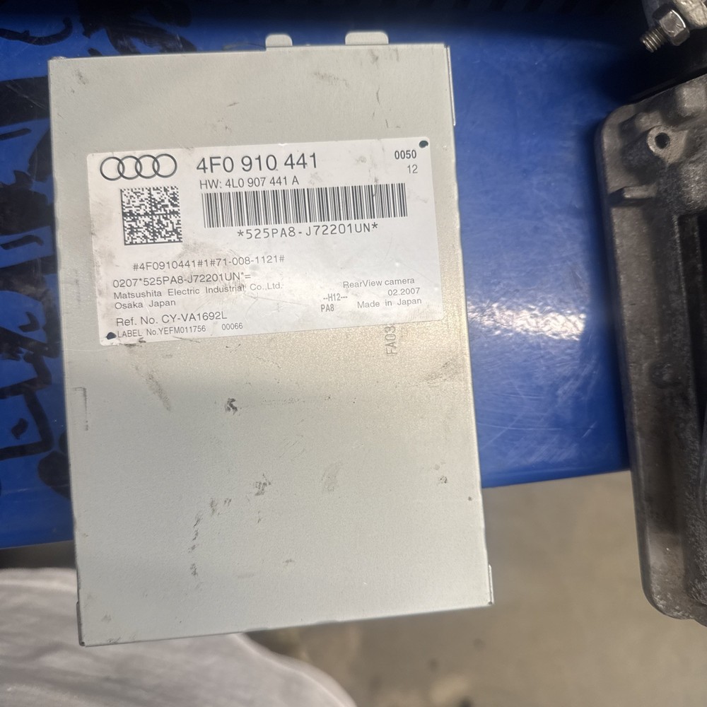 2007 2008 Audi S6 Rear View Camera Control Module OEM 4F0910441A