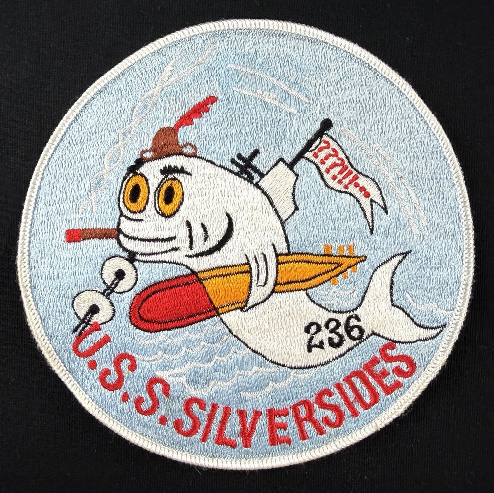 USN Submarine Patch - USS Silversides - SS 236 - Large 6” Jacket Patch