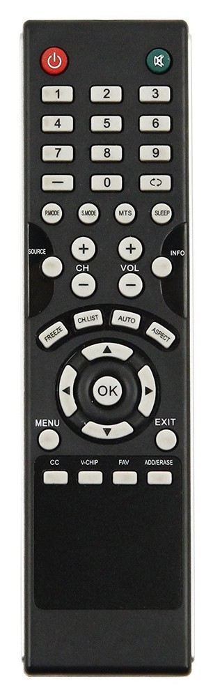 Universal Remote Control for All Element TV ELDFT501J ELDFQ501J Black