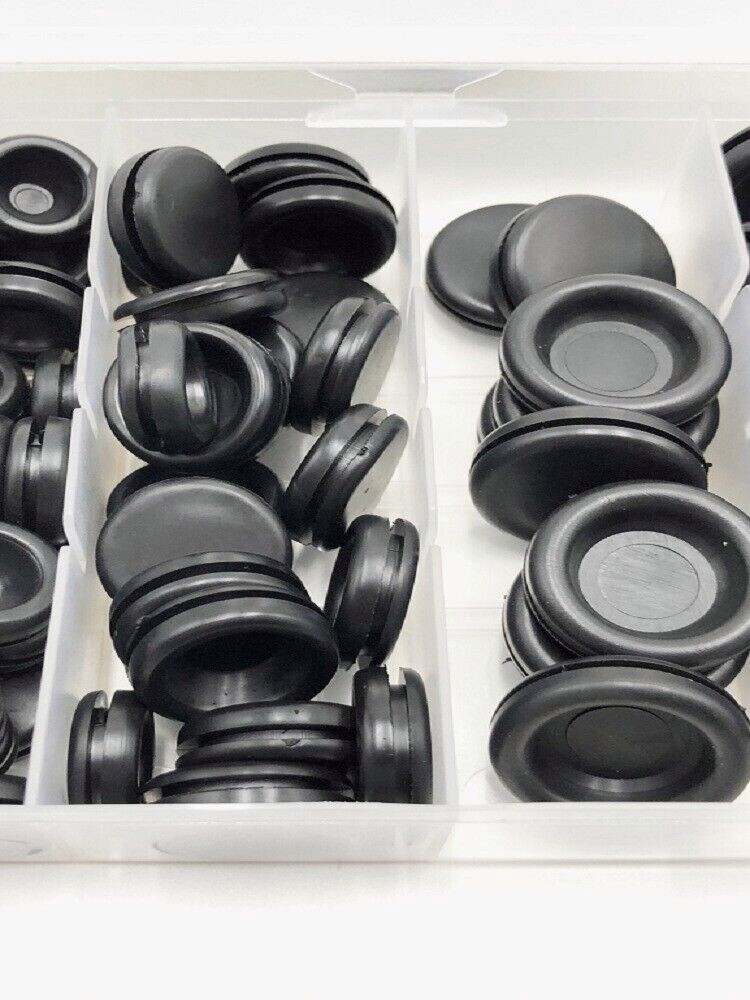 170PCS Rubber Grommet Firewall Hole Plug Electrical Wiring Gasket Assortment Kit