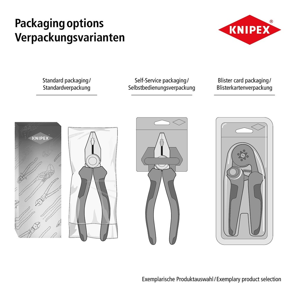 TwinGrip Slip Joint Pliers black atramentized, with multi-component grips 200...