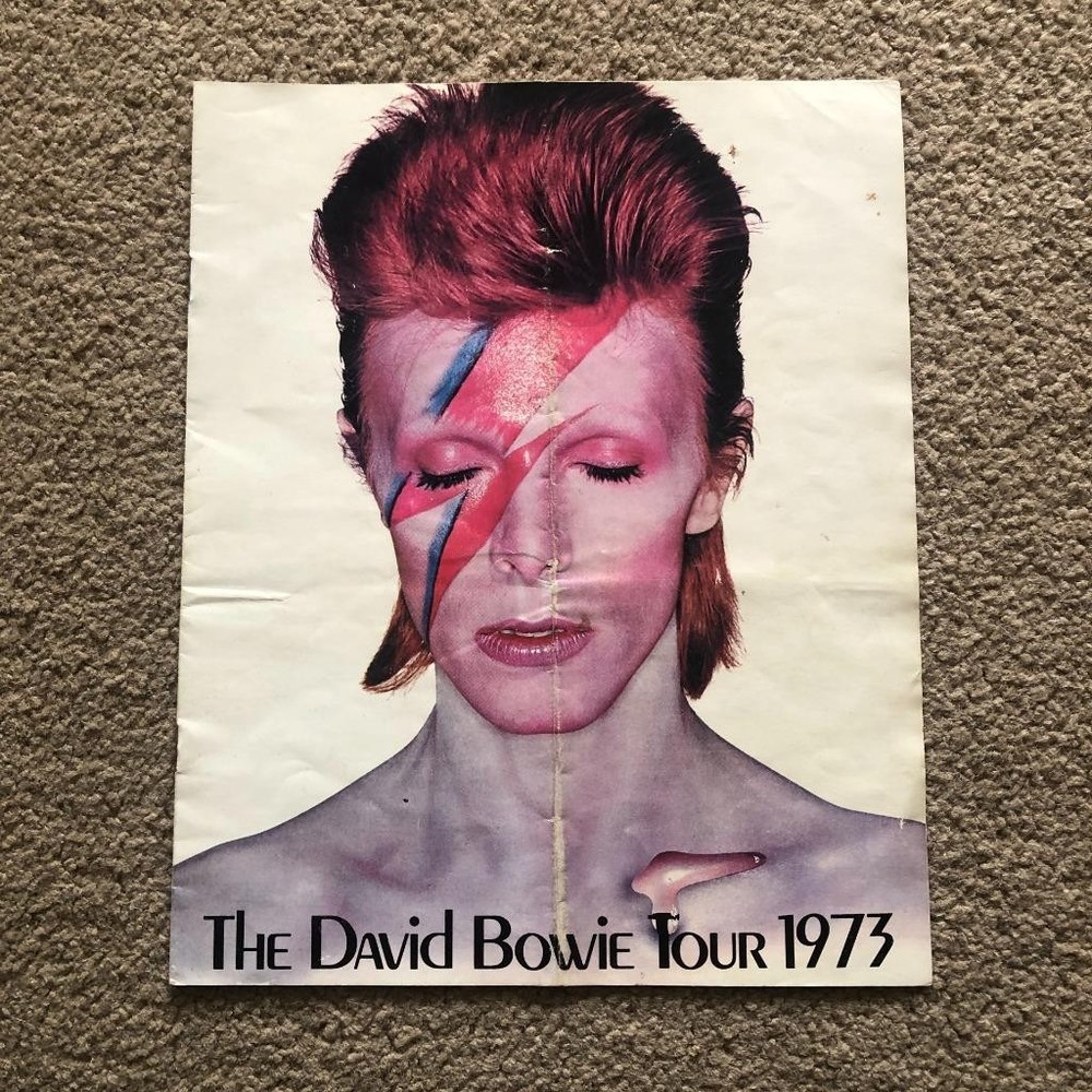 David Bowie Tour Programme 1973 Aladdin Sane tour Ref B