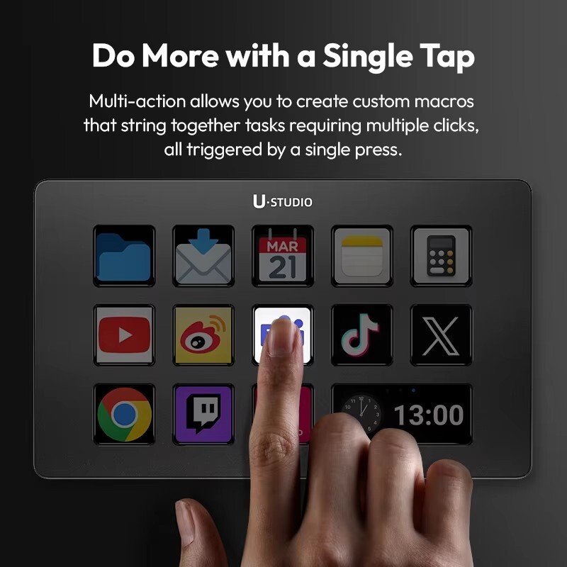Ulanzi D200 Production Console Studio Controller for Vlog Content Creation Work