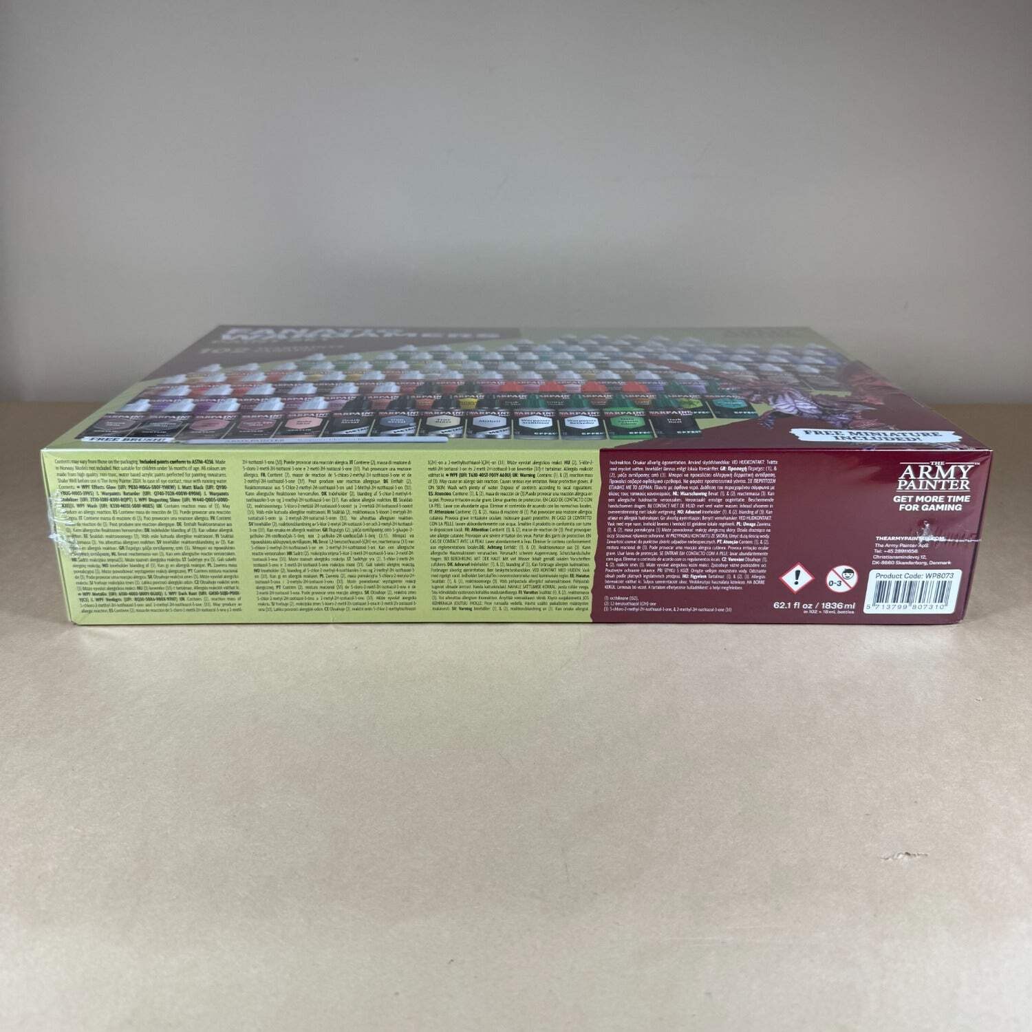 New The Army Painter Warpaints Fanatic Wargamers Paint Set WP8073