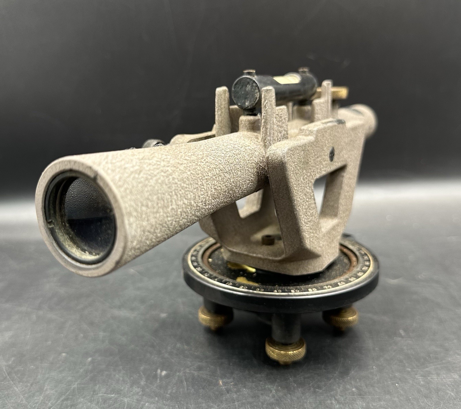 Vintage Sears Roebuck Surveyor Transit Tripod Range Rod Prism Pole Theodolite