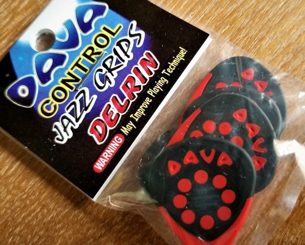 DAVA Control Guitar D9024 PICKS jazz grip Delrin 6 PICKS