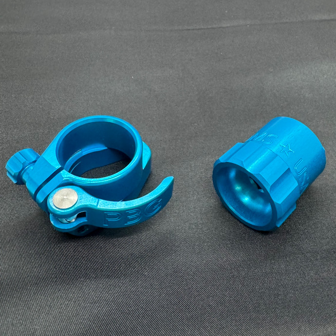 Planet Eclipse EMEK 100 ETHA2 Aluminum Feedneck and Back Cap Combo - TURQUOISE