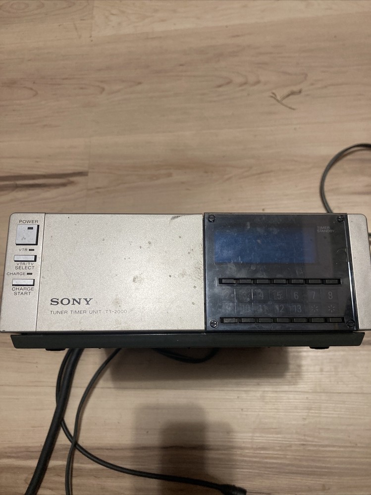 Vintage SONY TT-2000 Programmable Betamax Portable Tuner Timer Unit
