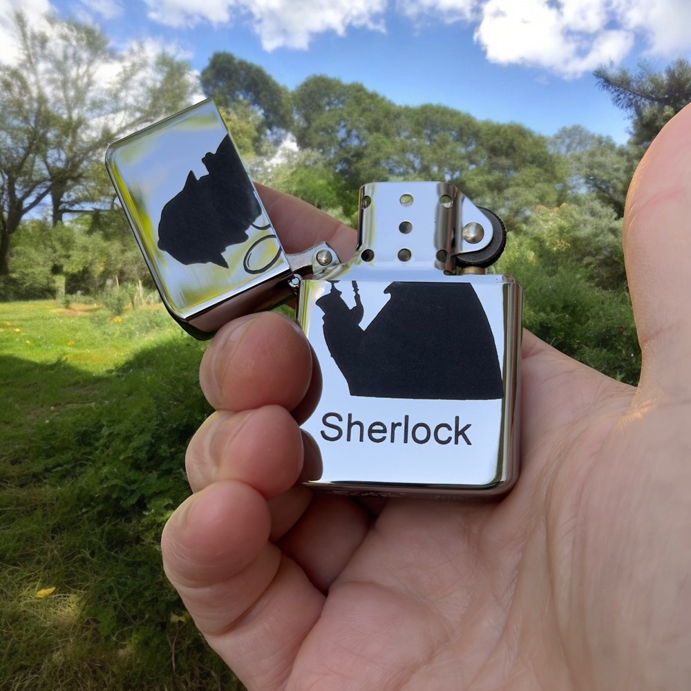 Lighter - Sherlock High Polish Chrome
