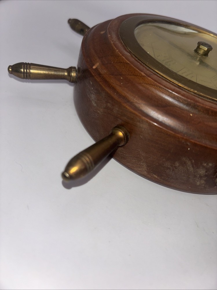 Vintage Gischard Weather Guide Barometer