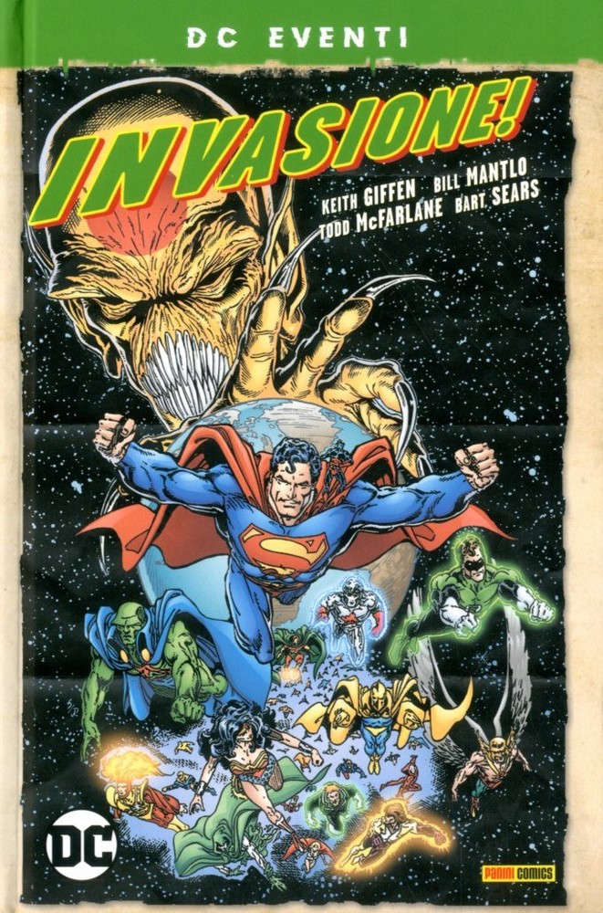 INVASION Comic! - PANINI DC (cardboard)