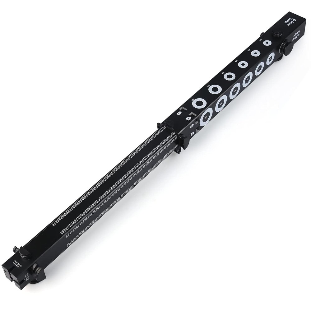 Oring sizing gauge telescoping slide style tool for measuring seals