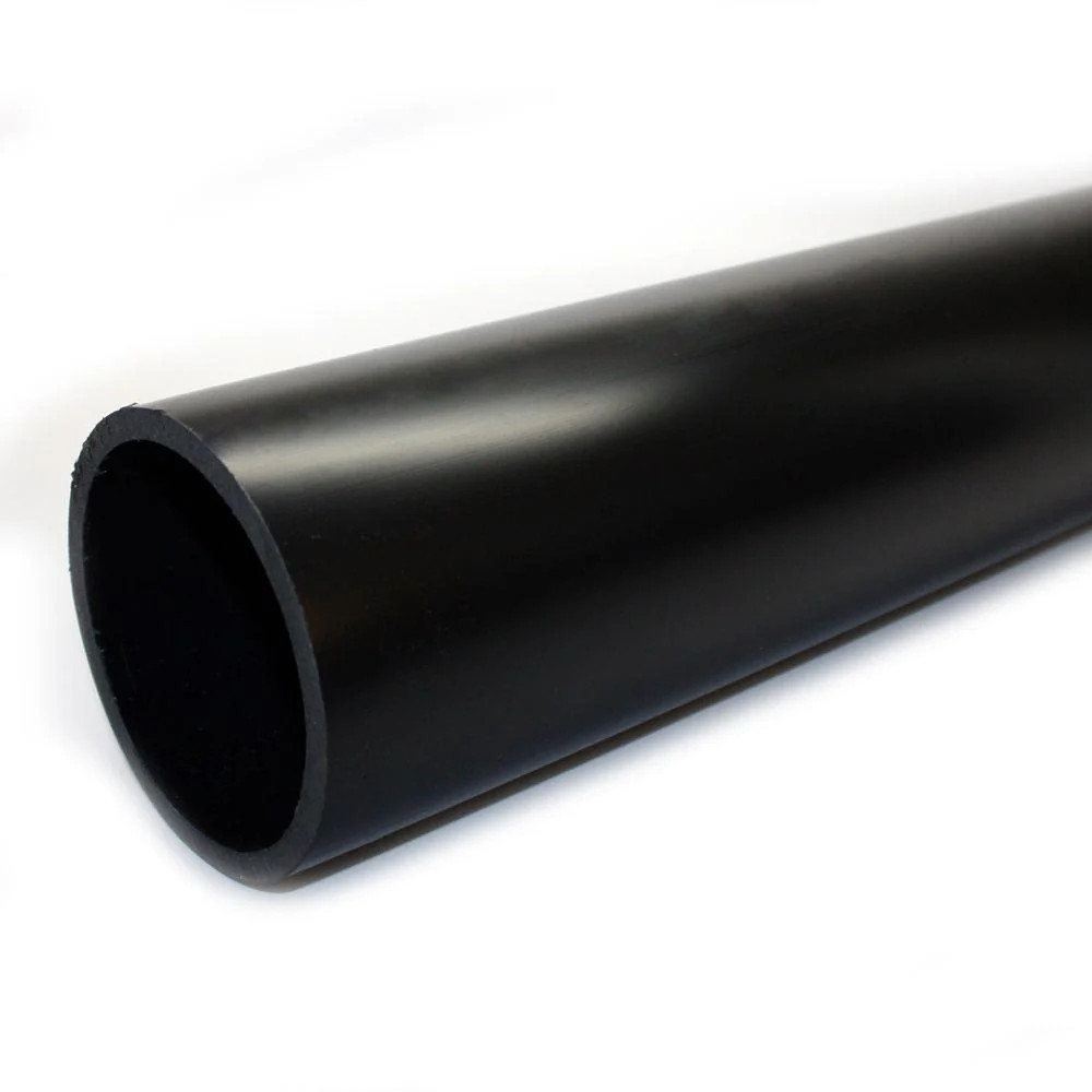 VENTRAL DWV Drain Pipe - Black ABS Custom Size and Length 2" (2.0) Inch