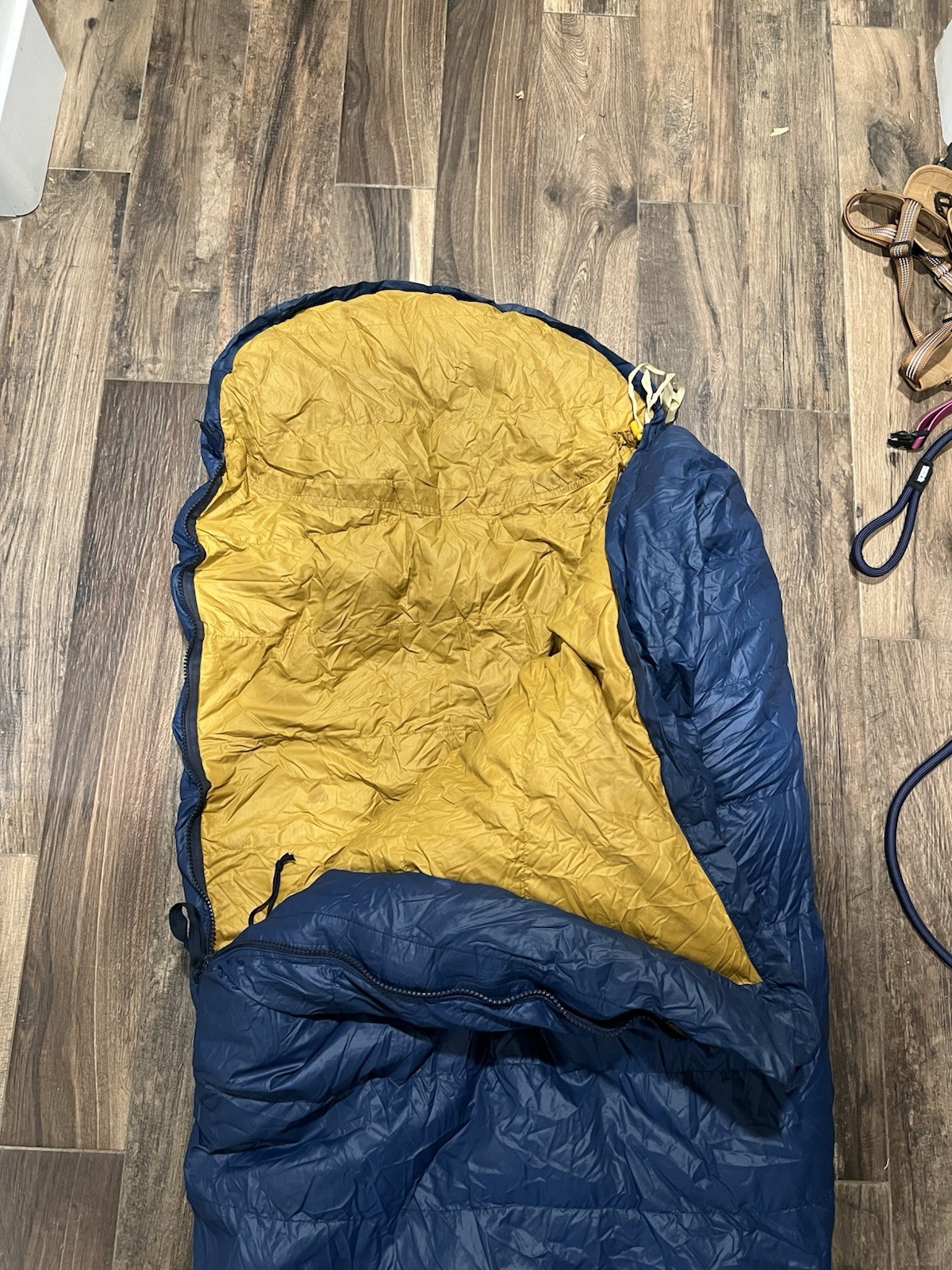 VTG Eddie Bauer Goose Down Expedition Sleeping Bag 32x90in w/ Original Sack Long