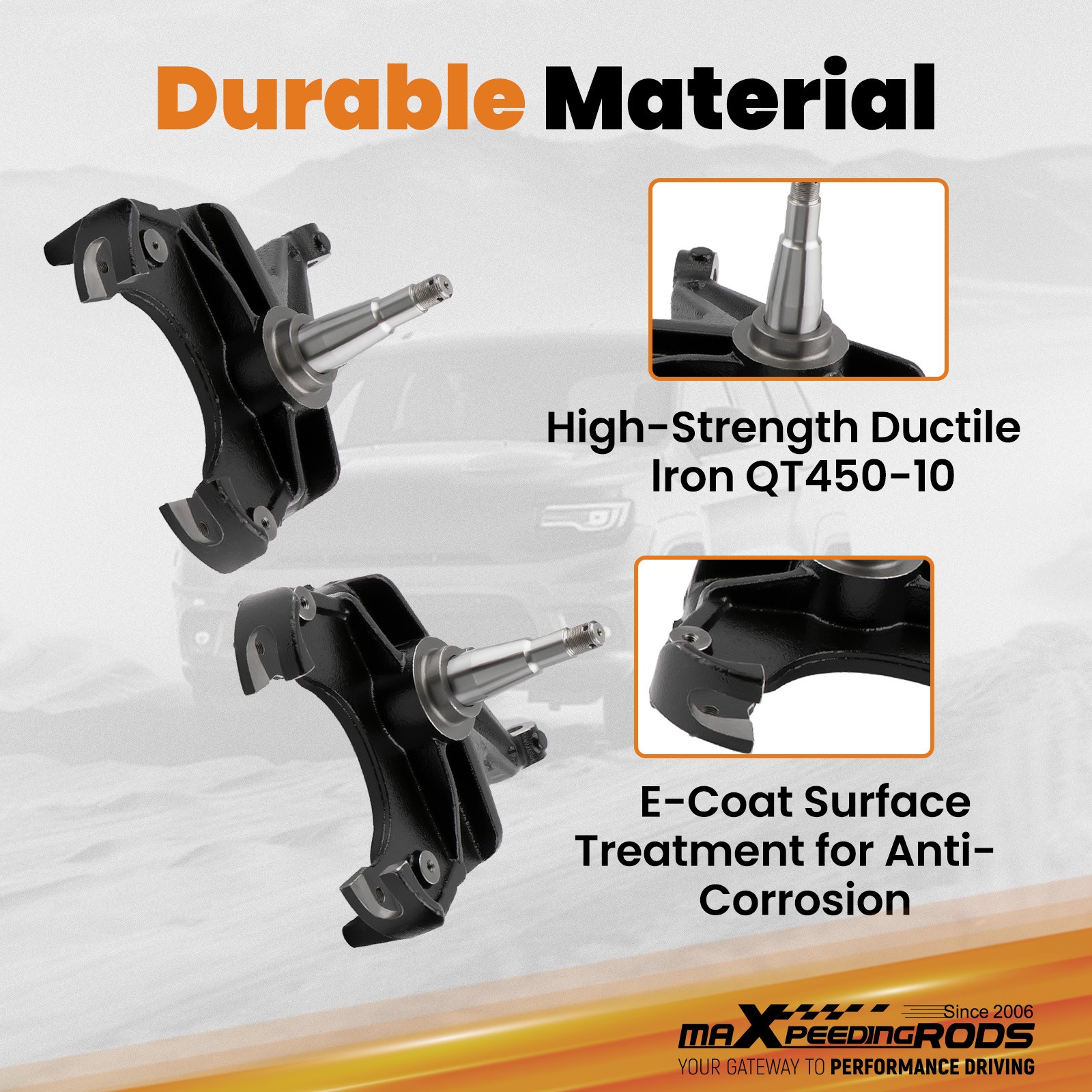 4" / 6" Lowering Drop Kit 1.25" Rotors Coil Spring For Chevy/GMC C10 C15 73-87