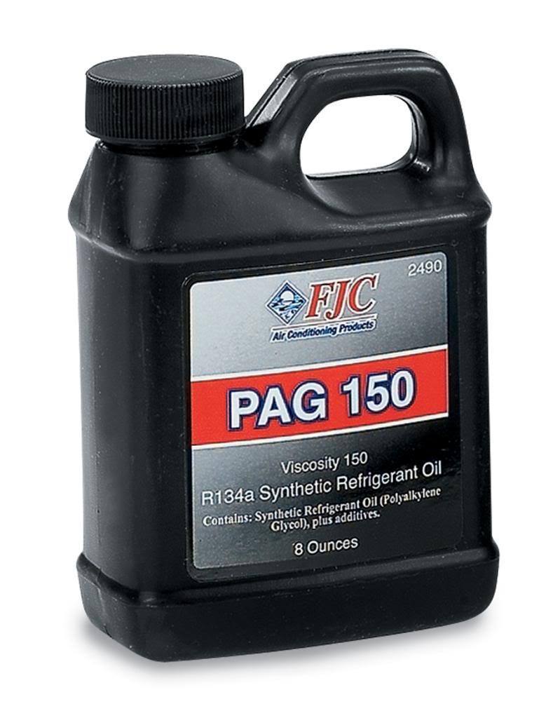 3 PACK - PAG 150 #2490 (8 oz) A/C Compressor Oil - A/C System Oil