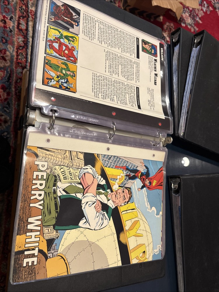 Comic Book Bio Binders