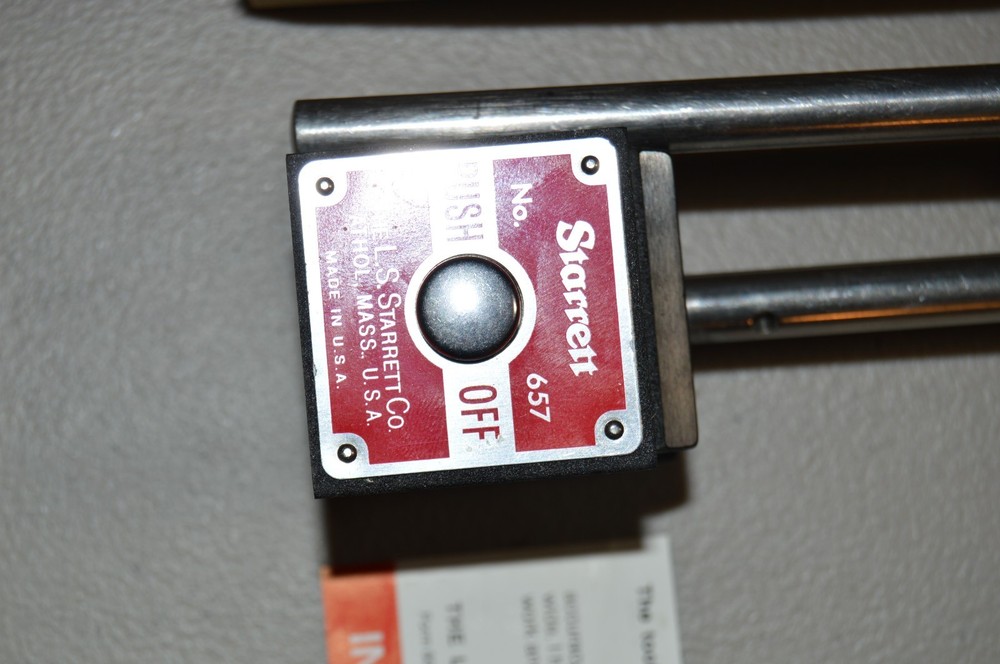 Starrett Catalog #657D Magnetic base indicator holder