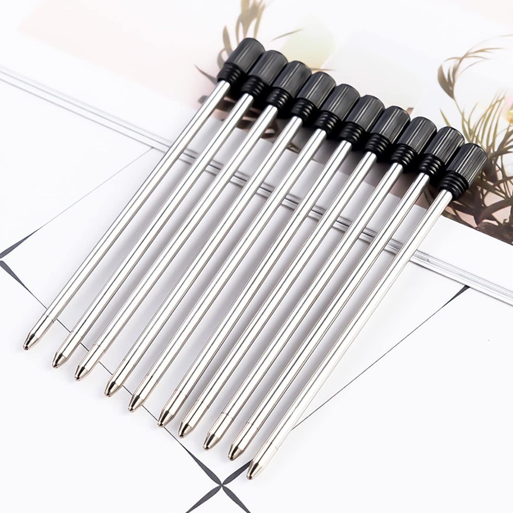 20 Pack 2.75 Inch Replaceable Ballpoint Pen Ink Refills, Refills, Medium Poin...