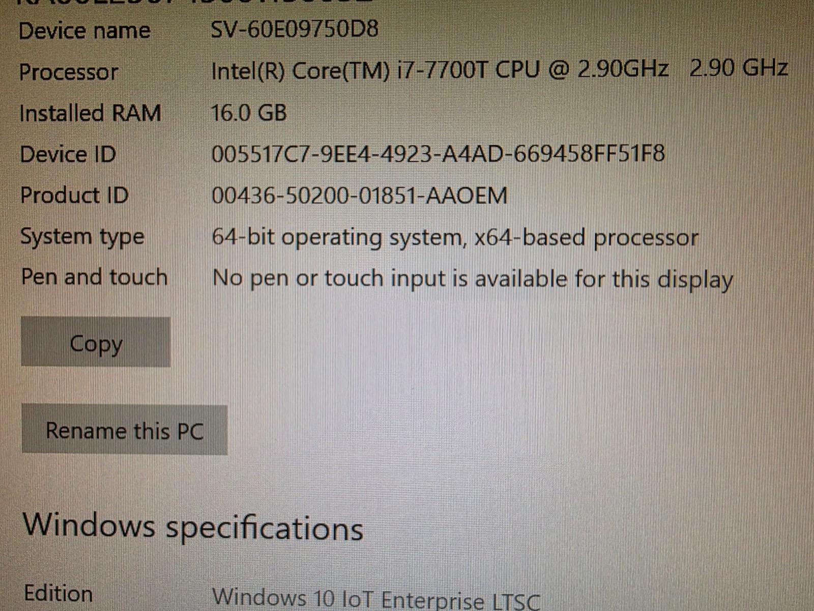 STREAMVAULT Axiomtek UST500-517-FL Embedded Computer 16 PoE Gigabit 16gb Ram i7