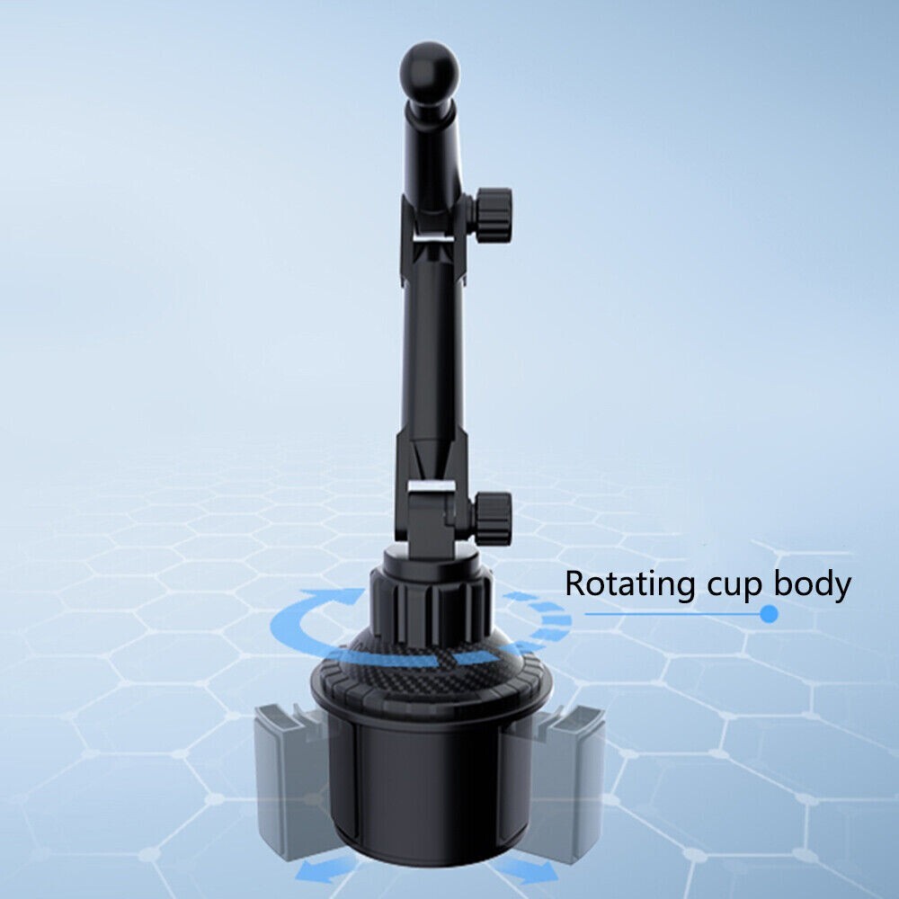 Universal Car Mount Car Cup Holder Phone Stand For 4.7-12.9" iPhone iPad Tablet