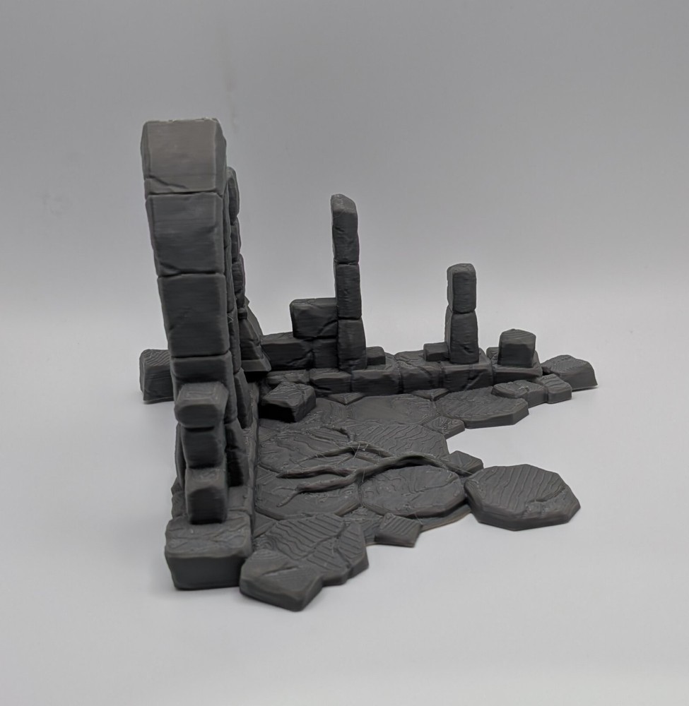Gothic Ruins Terrain 28mm Plastic Model