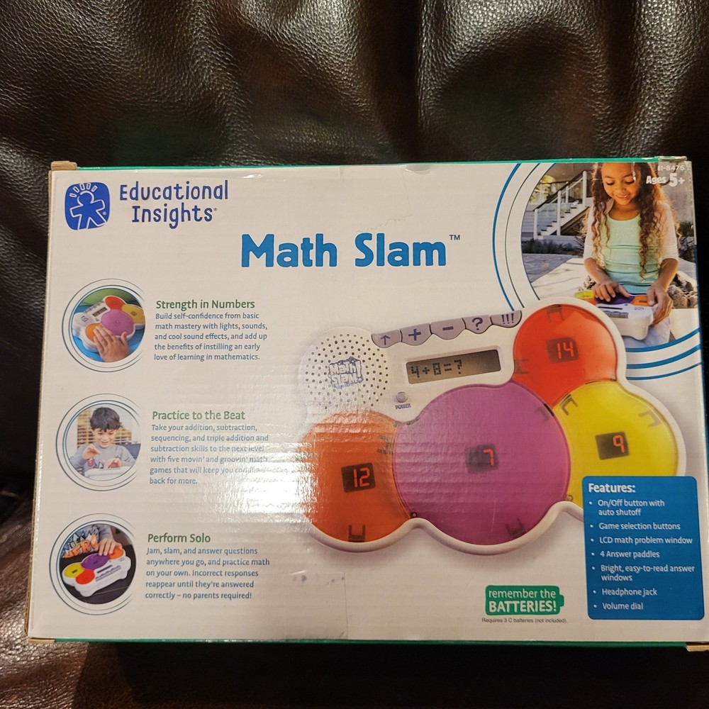 New In Box Math Slam Educational Insights Electronic Game