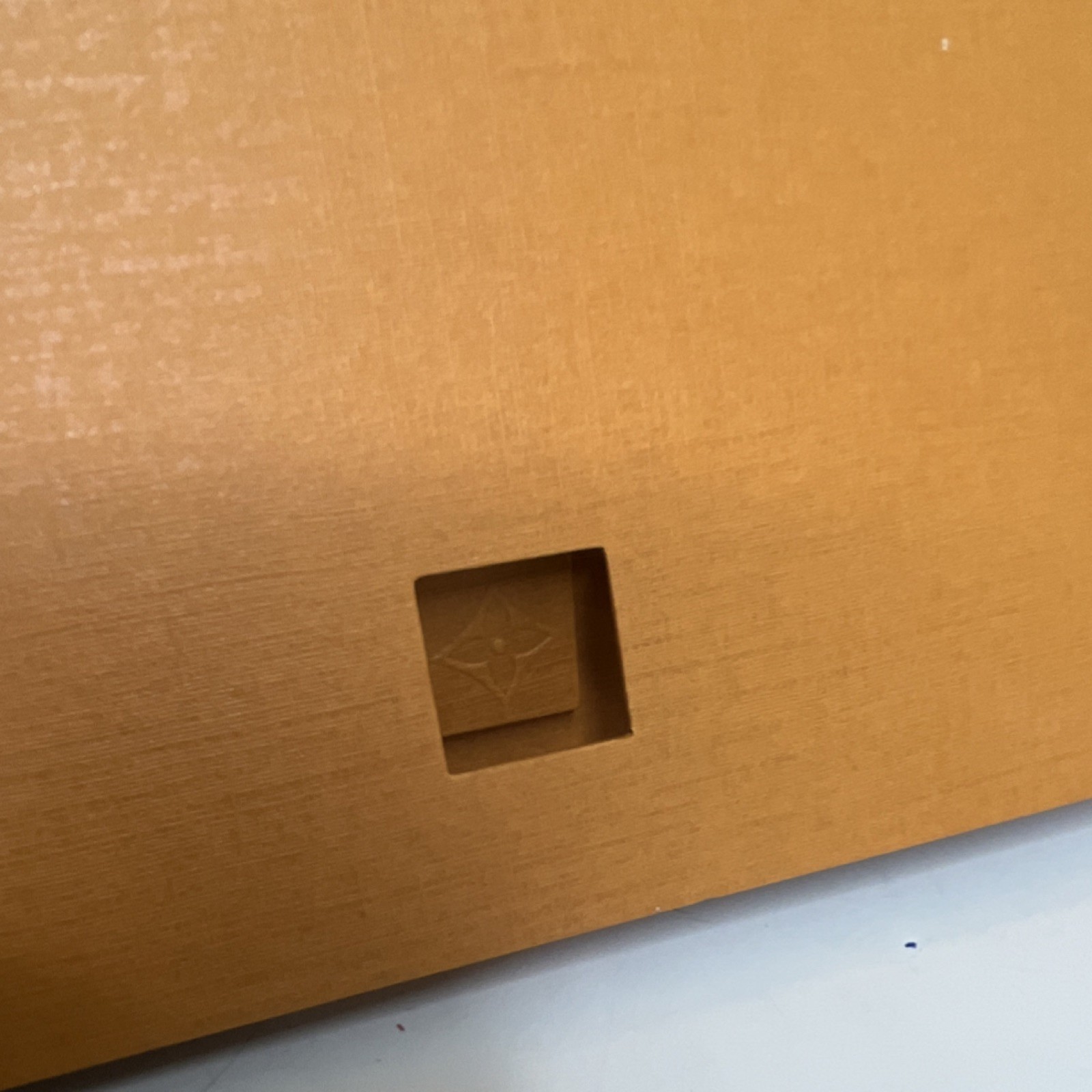 Louis Vuitton Empty Gift Box Set Orange Cardboard authentic Designer Pieces